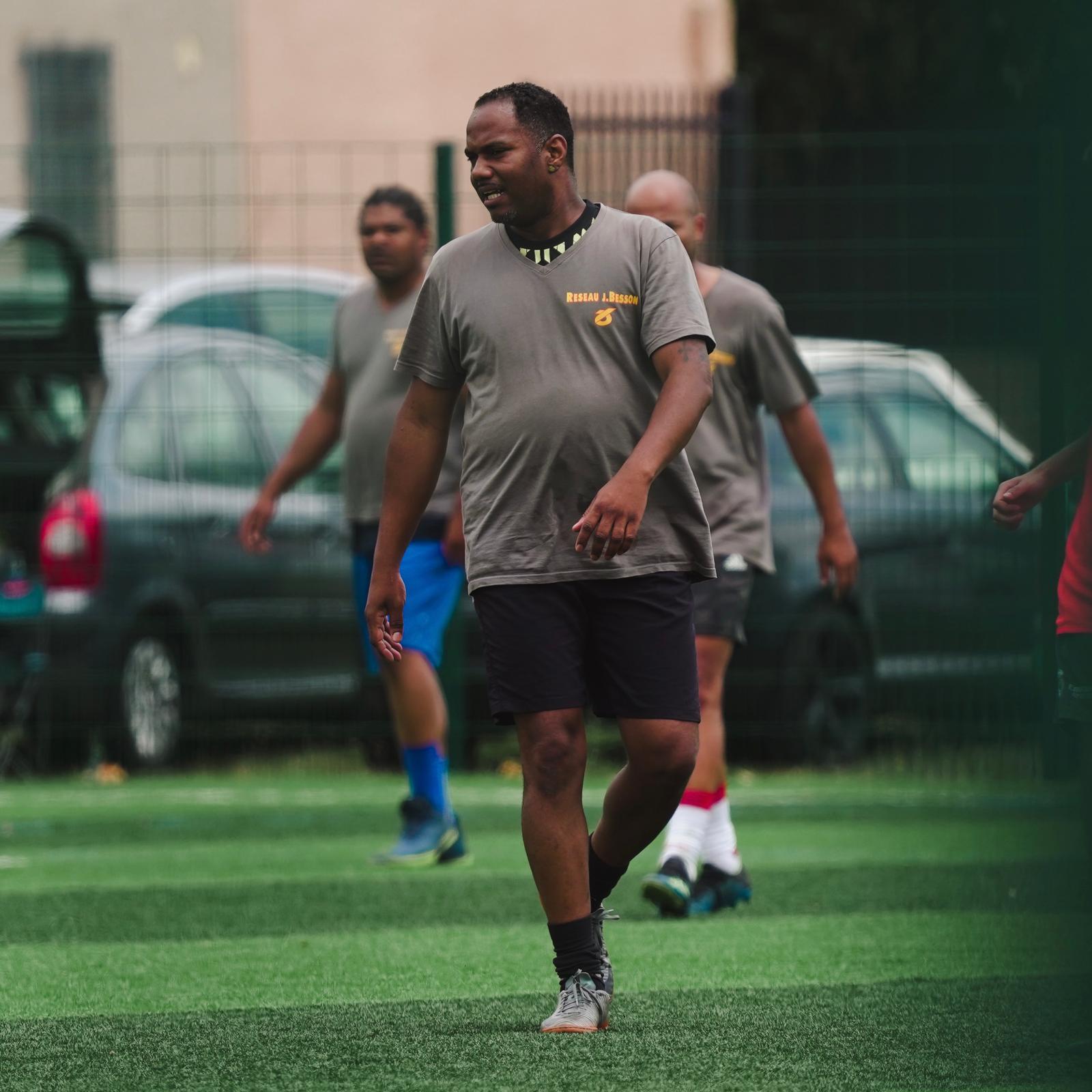 Le coach Photo d'un coach encadrant ses joueurs